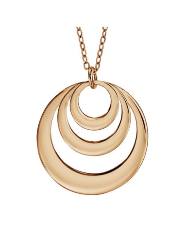 COLLIER PRÉNOM TROIS CERCLES À PERSONNALISER - PLAQUÉ OR